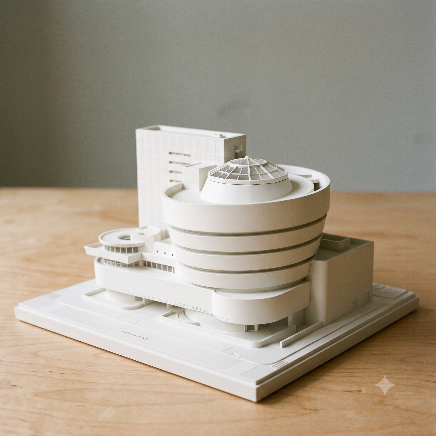 Guggenheim Museum Model | Frank Lloyd Wright Miniature | New York Architecture Gift | 3D Printed Icon | Architect Gift