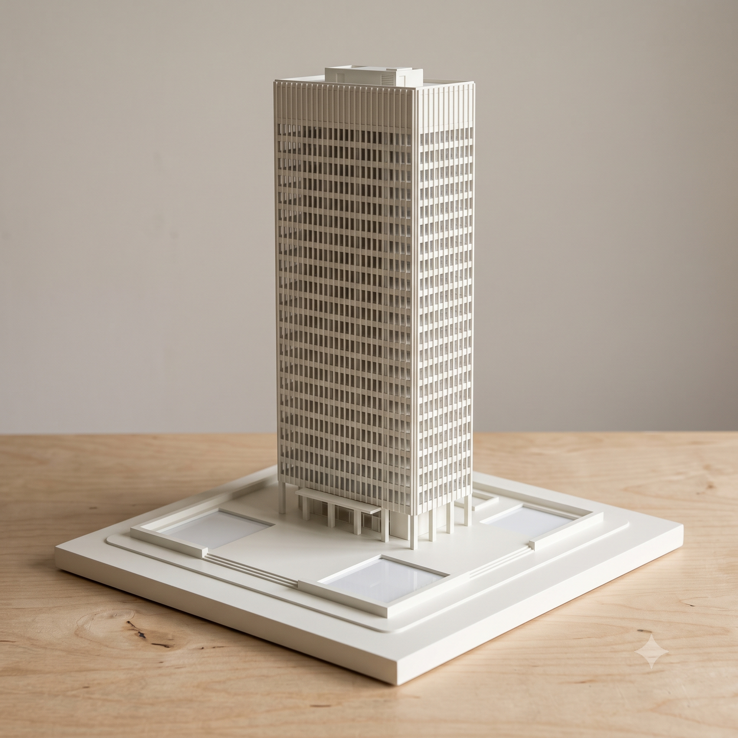 Seagram Building Model | Mies van der Rohe Miniature | Modernist New York Architecture Gift | 3D Printed Icon | Architect Gift