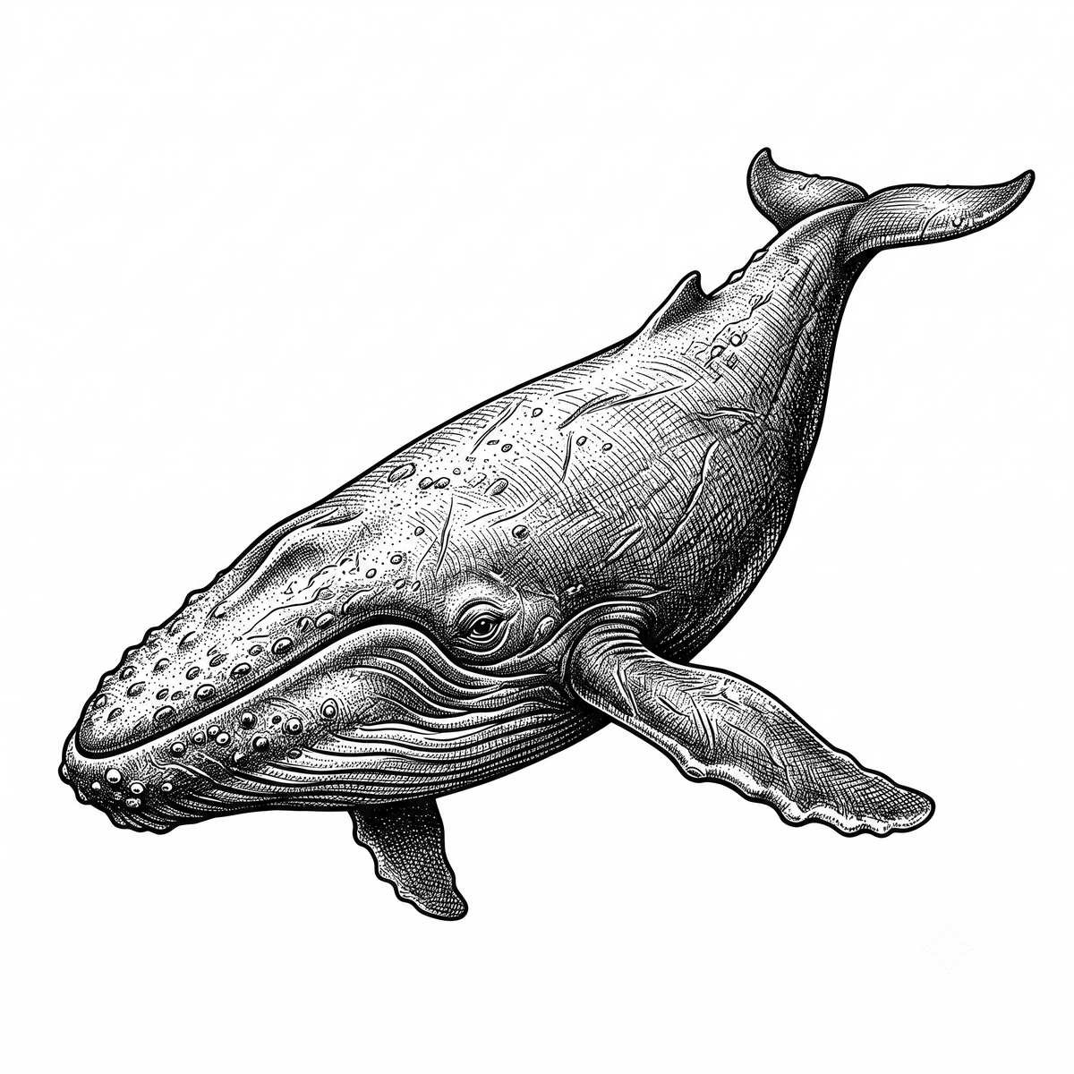 GREAT WHALE T-SHIRT