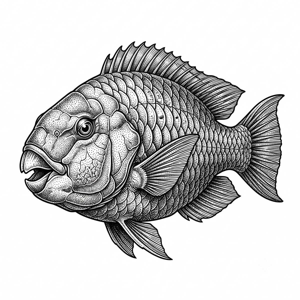PARROT FISH T-SHIRT